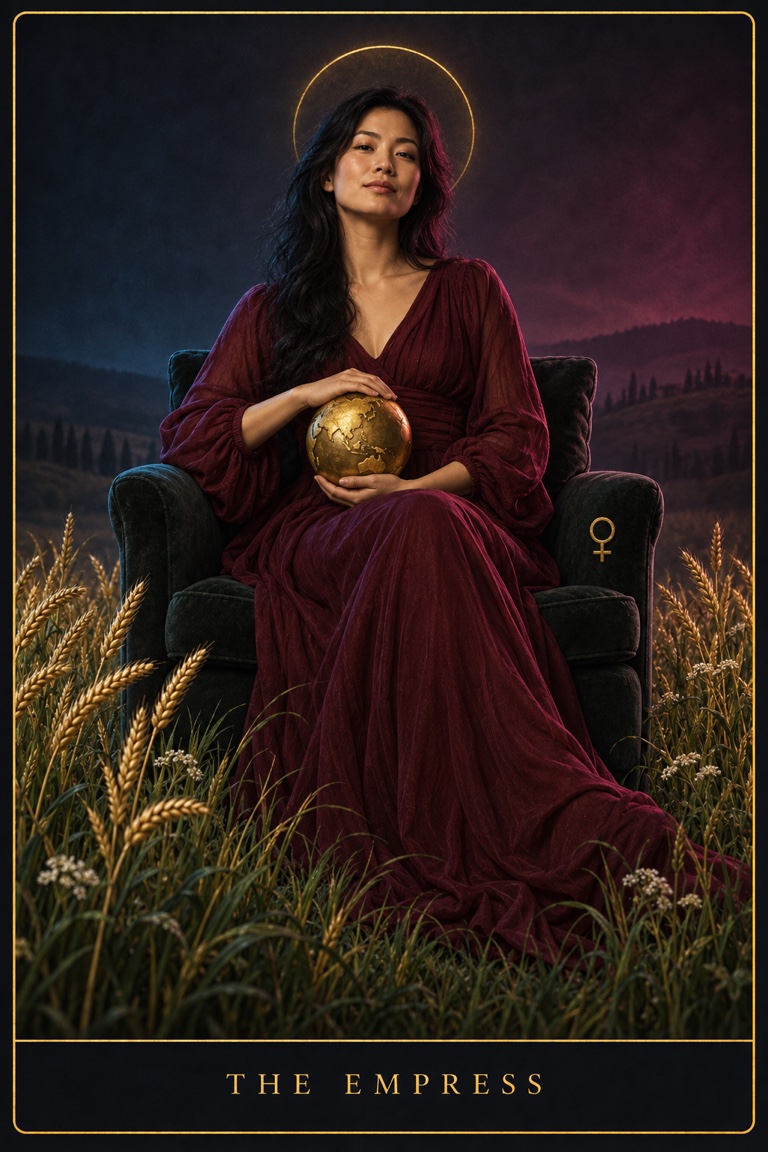The Empress tarot card from the Love by Koko deck